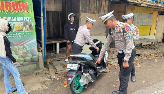 Disiplin Lalu Lintas Rendah, 2.944 Pelanggaran Terjaring Operasi Patuh Lodaya di Sukabumi