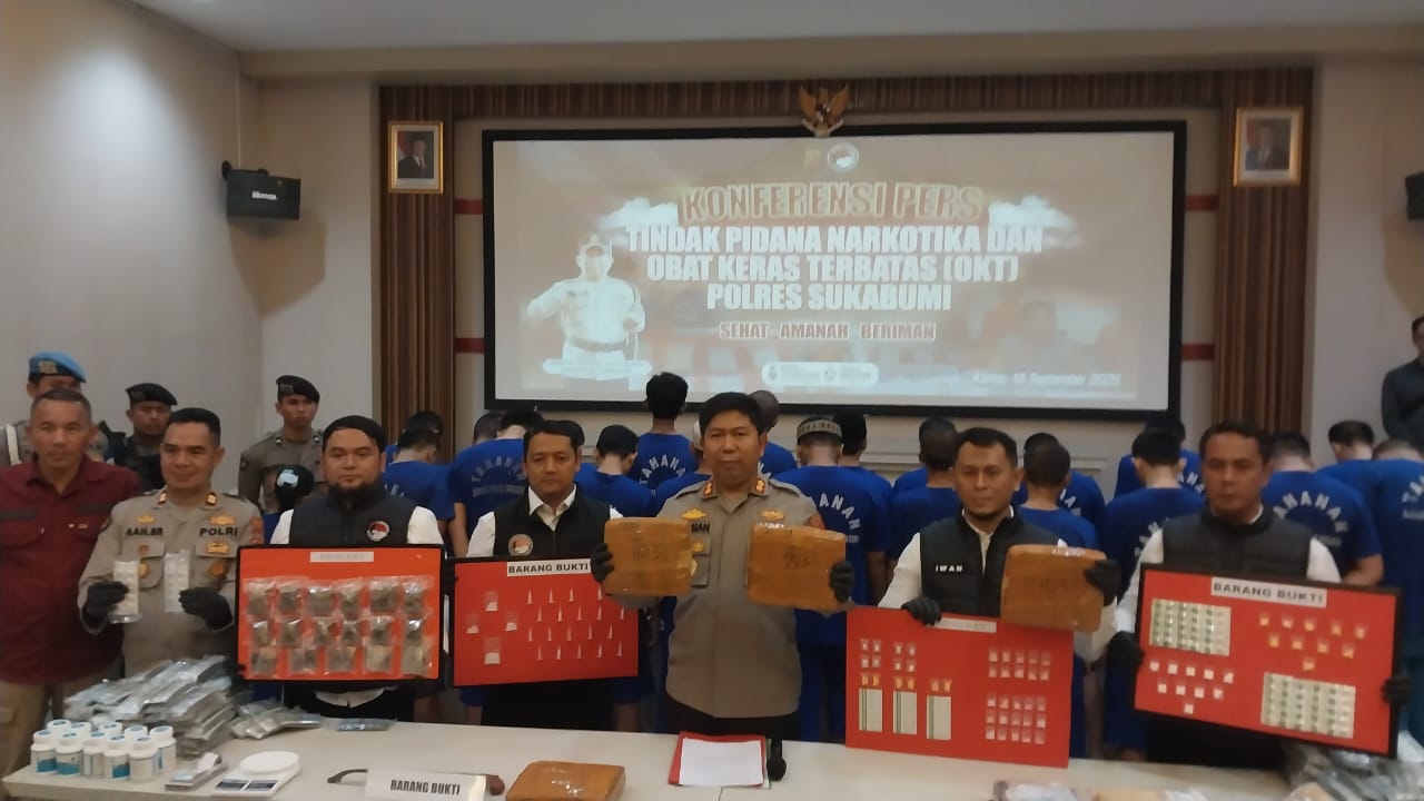 Polres Sukabumi menegaskan komitmennya dalam memberantas penyalahgunaan narkotika dan obat keras terbatas.