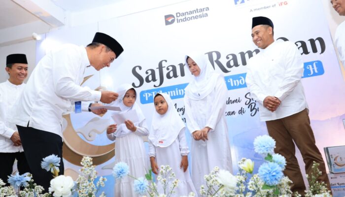 Menjalin Silaturahmi Sepenuh Hati, Jamkrindo Hadirkan Bantuan Ramadan di Sukabumi